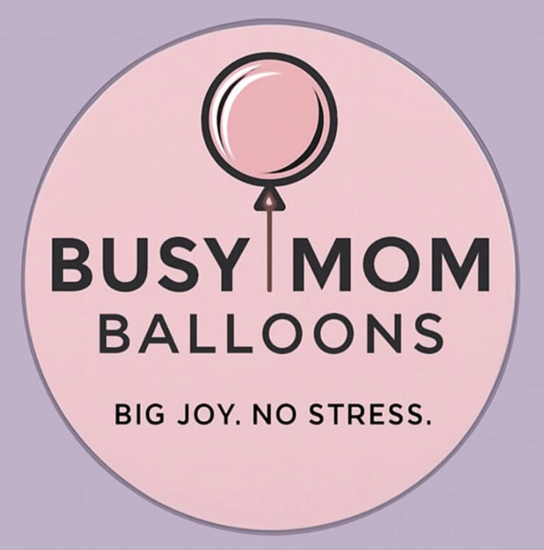 Busy Mom Balloons Loge